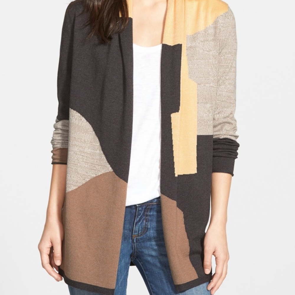Nic+Zoe Color Blocked Cardigan